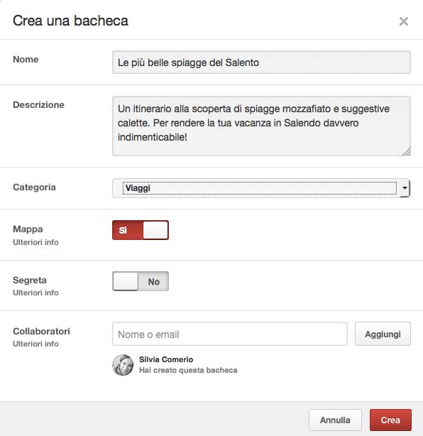 come creare un Pinterest Rich Pin